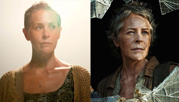 Carol dans L'évolution physique de vos 10 personnages préférés dans The Walking Dead ! Votez pour les changements les plus choquants !