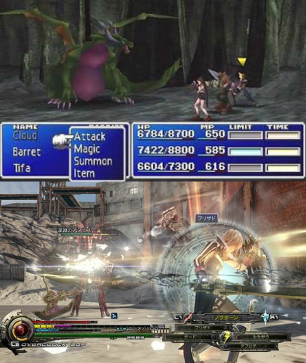 Final Fantasy (1997 — 2014) dans 10 jeux mythiques dont les graphismes se sont améliorés de manière impressionnante